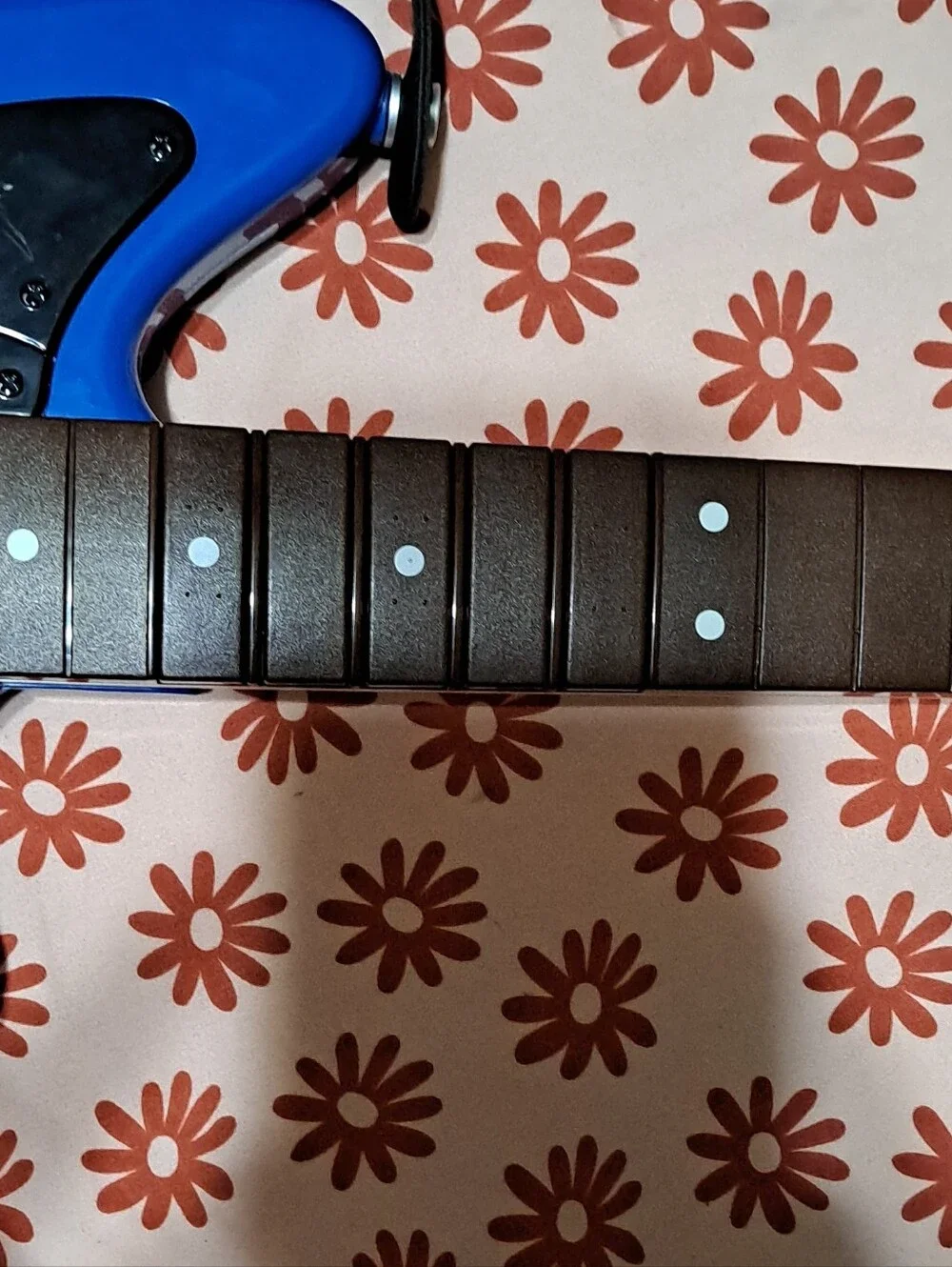 Fender Electric Guitar Controller in Bright Blue and Black
